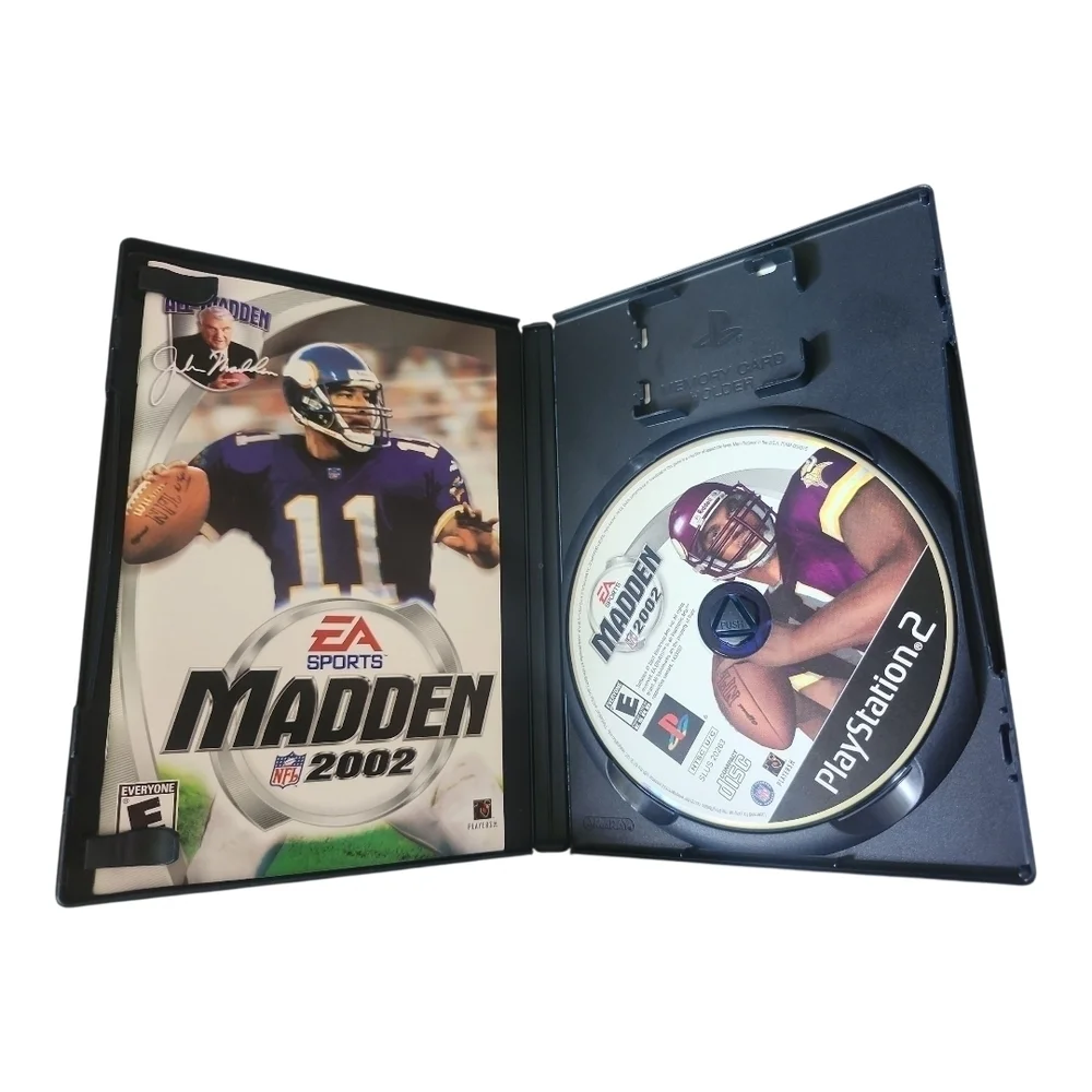 Madden NFL 2002 (PlayStation 2, PS2) – Complete with Game Disc & Manual